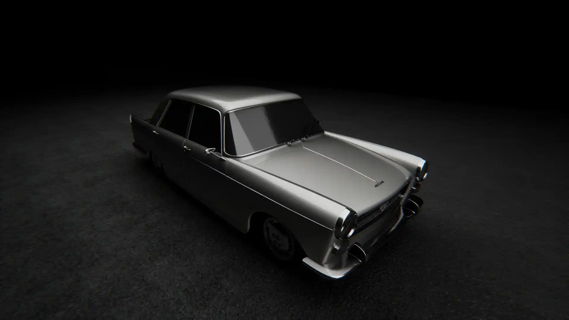 Peugeot 404 3D Model